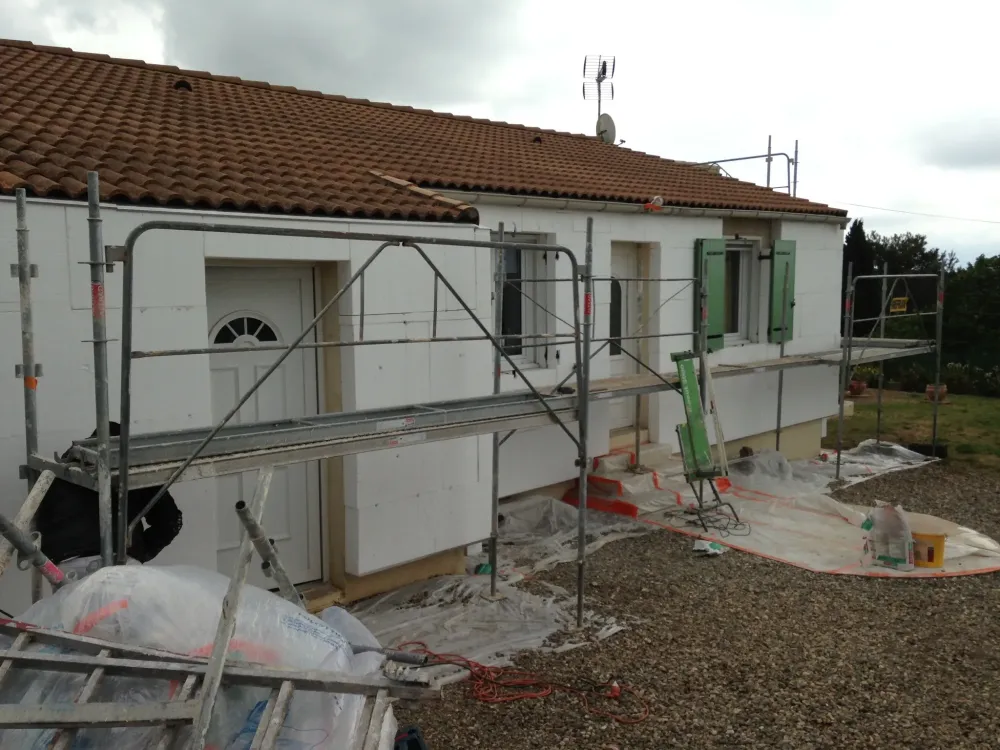 projet isolation et facade -  pendant